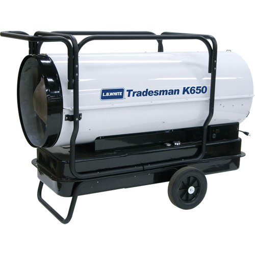 Tradesman&reg; Forced Air Heater, Fan, Kerosene, 650,000 BTU/H Planification Entrepots Molloy