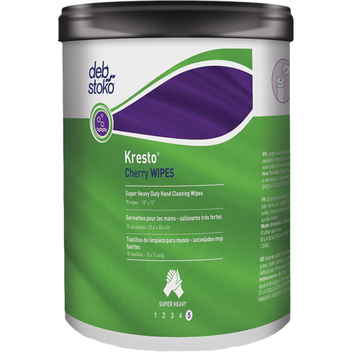 Kresto&reg; Cherry Wipes, 70 Wipes, 10" x 12" Planification Entrepots Molloy