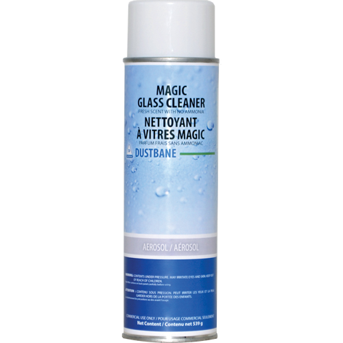 Nettoyant pour verre et fen&ecirc;tres Magic, 539 g, Canette a&eacute;rosol Planification Entrepots Molloy