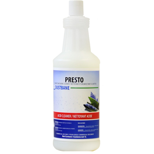 Presto Disinfectant Bowl Cleaner, 1 L, Bottle Planification Entrepots Molloy