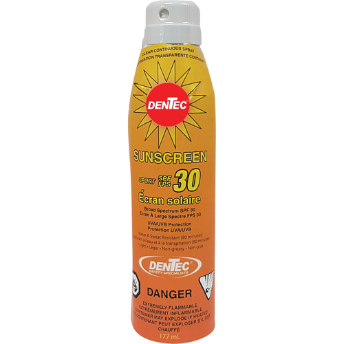 &eacute;cran solaire Shield, FPS 30, A&eacute;rosol Planification Entrepots Molloy