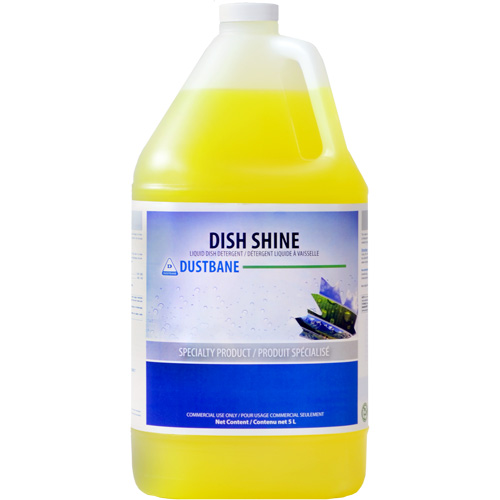 Dish Shine Detergent, Liquid, 5 L, Lemon Planification Entrepots Molloy
