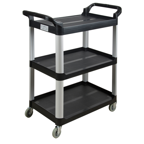 Chariot utilitaire, 3 tiers, 16-3/4" x 37" x 33-1/2", Capacit&eacute; 250 lb Planification Entrepots Molloy