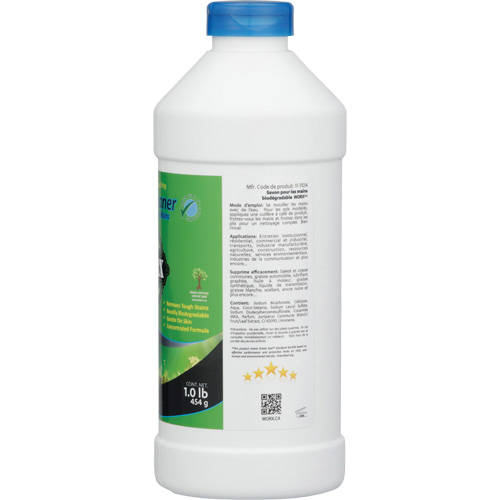 Nettoyant pour les mains biod&eacute;gradable, Poudre, 1 lb, Bouteille, Parfum&eacute; Planification Entrepots Molloy