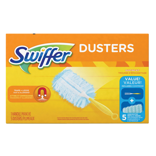 Duster Kit, Slip On Style, Microfibre, 5" L x 3-1/2" W Planification Entrepots Molloy