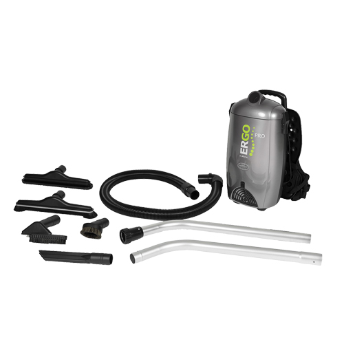 Ergo Pro Backpack Vacuum, 2 US Gal. (7.6 Litres) Planification Entrepots Molloy