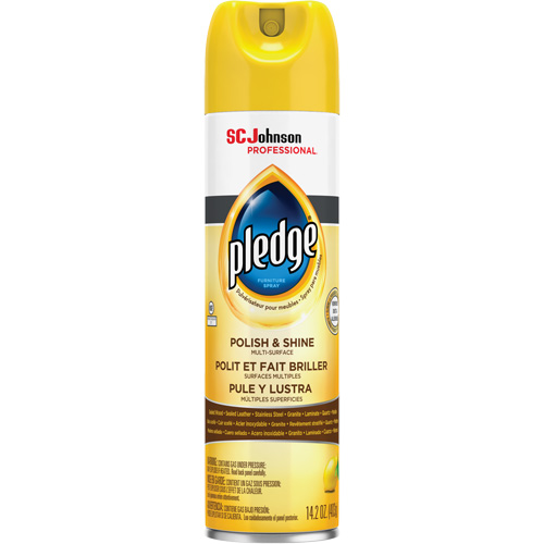 Poli &agrave; meubles Pledge au citron, 14,2 oz., Canette a&eacute;rosol Planification Entrepots Molloy