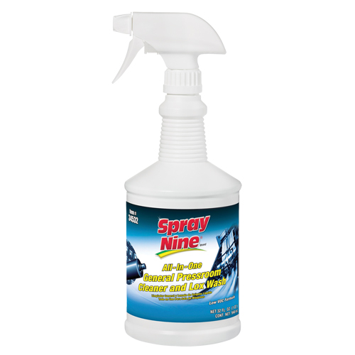 Spray Nine&reg; General Pressroom Cleaner, 946 ml, Trigger Bottle Planification Entrepots Molloy