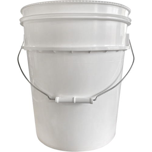 Pail with Lid, Plastic, 5.25 gal. Planification Entrepots Molloy