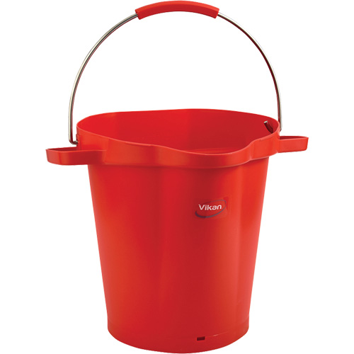 Food Hygiene Bucket, Red, 5 US gal. Planification Entrepots Molloy