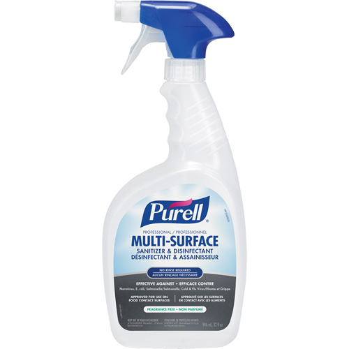 Produit d&eacute;sinfectant professionnel pour toutes surfaces, 946 ml, Bouteille &agrave; g&acirc;chette Planification Entrepots Molloy