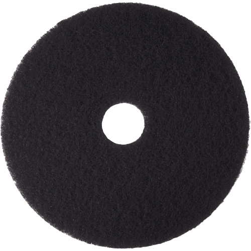 High Productivity Floor Pad, 16", Stripping, Black Planification Entrepots Molloy