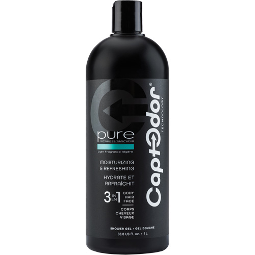 Gel douche 3 en 1, 1000 ml, Pure fraîcheur, Bouteille Planification Entrepots Molloy