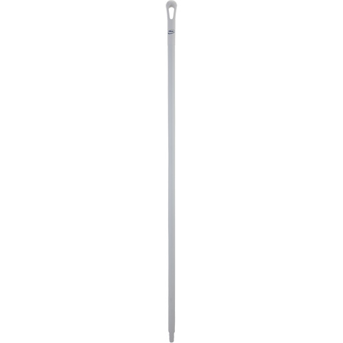 Ultra Hygiene Handle, Broom/Scraper/Squeegee, White, Ergonomic, 59" L Planification Entrepots Molloy