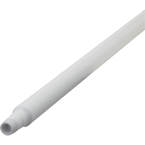 Ultra Hygiene Handle, Broom/Scraper/Squeegee, White, Ergonomic, 59" L Planification Entrepots Molloy
