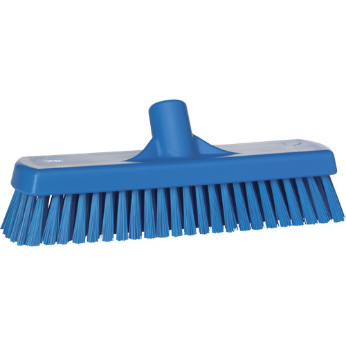 Brosse &agrave; r&eacute;curer pour planchers et murs, Crins Ferme, 12", Polyester, Bleu Planification Entrepots Molloy
