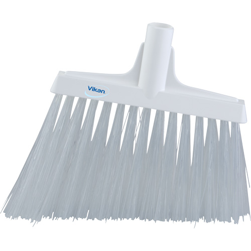Angle Broom Head, X-Coarse Bristles, 12", Polyester, White Planification Entrepots Molloy