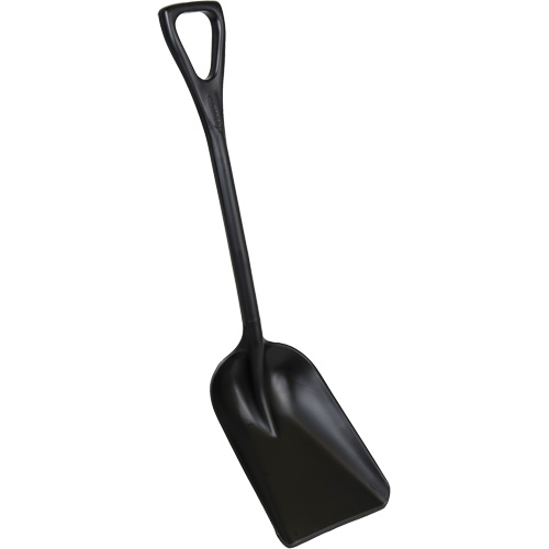 Pelle hygi&eacute;nique monopi&egrave;ce, Lame 10" x 6", Longueur de 37-1/2", Plastique, Noir Planification Entrepots Molloy