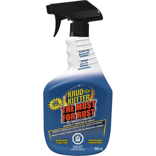The Must for Rust Rust Remover Gel, Trigger Bottle Planification Entrepots Molloy