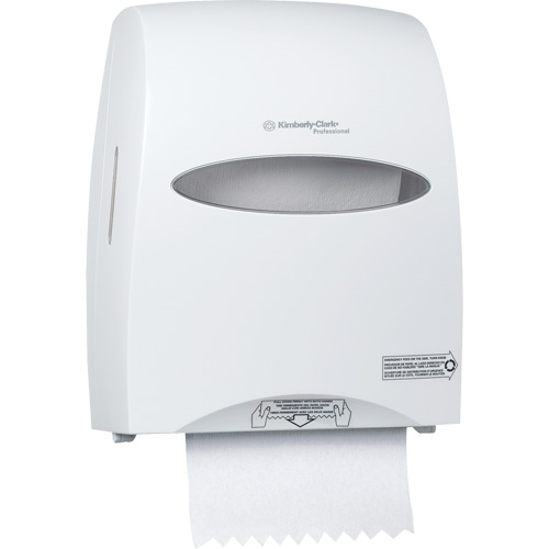 Distributeur de serviettes en rouleaux durs Sanitouch, Manuel/Sans contact, 12,63" la x 10,2" p x 16,13" h Planification Entrepots Molloy