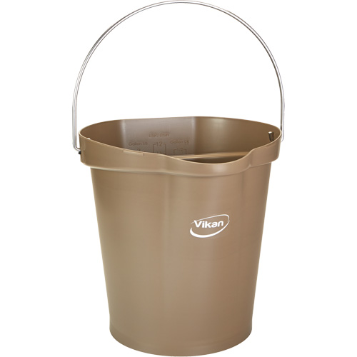 Food Hygiene Bucket, Brown, 3 US gal. Planification Entrepots Molloy