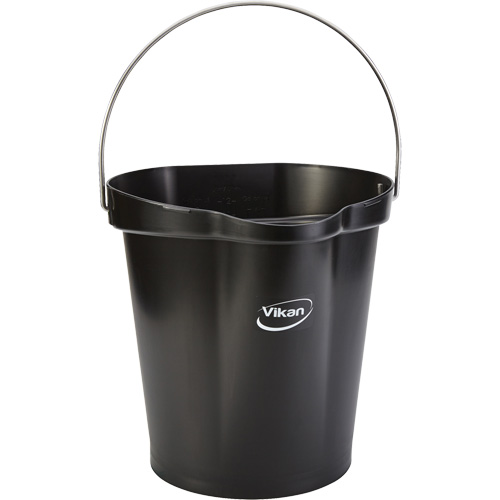 Seau pour l'hygi&egrave;ne des aliments, Noir, 3 gal. US Planification Entrepots Molloy