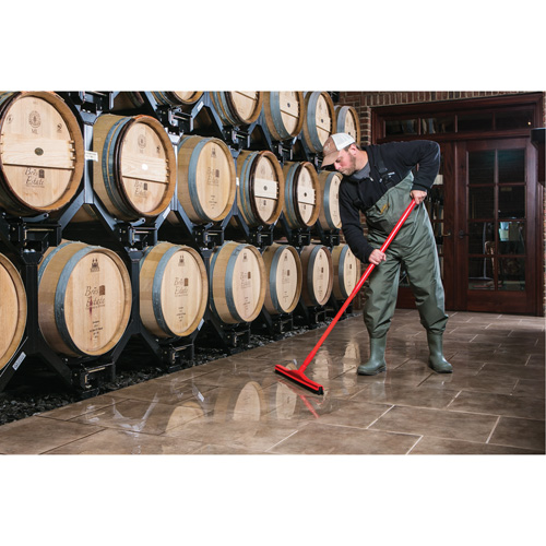 Raclette &agrave; t&ecirc;te fixe pour l'hygi&egrave;ne alimentaire, 20", Vert Planification Entrepots Molloy