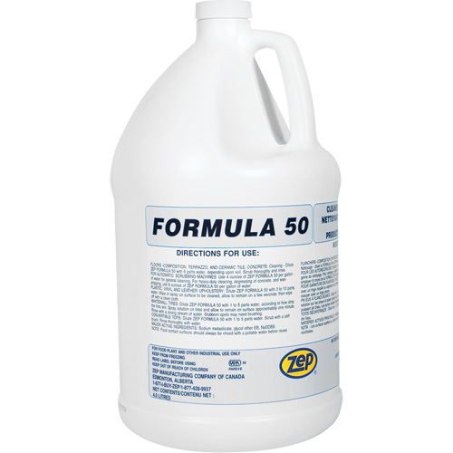 Formula 50 Heavy-Duty Alkaline Cleaner, 4 L, Jug Planification Entrepots Molloy