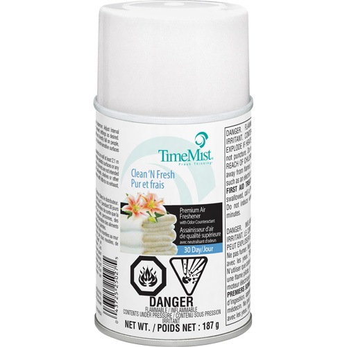 TimeMist&reg; Industrial Strength Air Freshener, Clean & Fresh, Aerosol Can/Cartridge Planification Entrepots Molloy