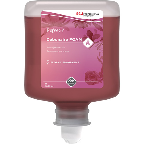 Savon &agrave; mains Refresh Debonaire, Mousse, 1 L, Parfum&eacute; Planification Entrepots Molloy