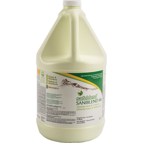 SaniBlend 66 Concentrated Disinfectant Cleaner, 4 L, Jug Planification Entrepots Molloy