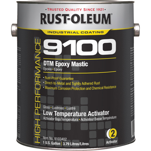 Activateur &agrave; basse temp&eacute;rature pour mastic &eacute;poxy DTM du syst&egrave;me 9100, Gallon Planification Entrepots Molloy