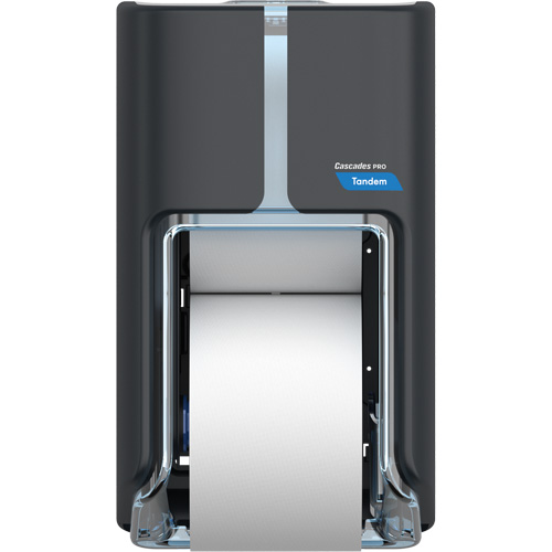Pro Tandem Top-Bottom High Capacity Toilet Paper Dispenser, Multiple Roll Capacity Planification Entrepots Molloy