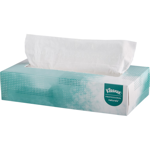 Papiers-mouchoirs Naturals de Kleenex, 2 pli, 8,4" lo x 8" la, 125 feuilles/boîte Planification Entrepots Molloy