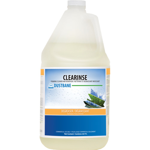 Nettoyant et d&eacute;graissant moussant Clearinse, 4 L, Cruche Planification Entrepots Molloy