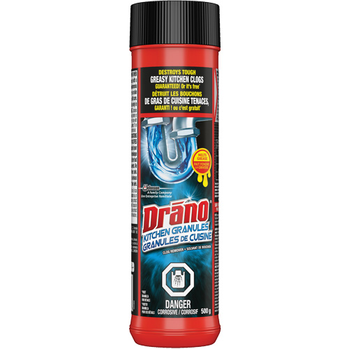 Drano&reg; Kitchen Drain Cleaning Granules Planification Entrepots Molloy