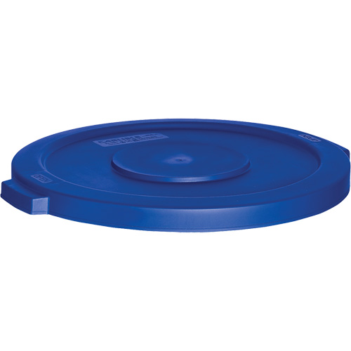 Waste Container Lid, Flat Lid, Plastic, Fits Container Size: 22" Dia. Planification Entrepots Molloy