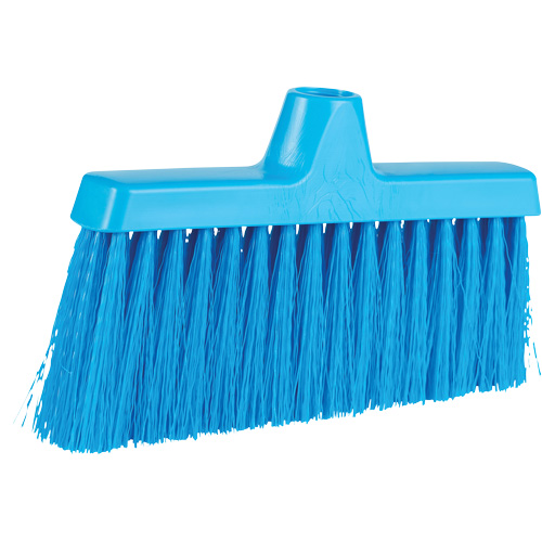 ColorCore Angle Head Broom, Medium Bristles, 10", Polypropylene, Blue Planification Entrepots Molloy