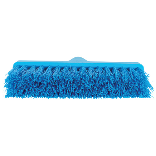 ColorCore Angle Head Broom, Medium Bristles, 10", Polypropylene, Blue Planification Entrepots Molloy