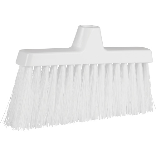 ColorCore Angle Head Broom, Medium Bristles, 10", Polypropylene, White Planification Entrepots Molloy
