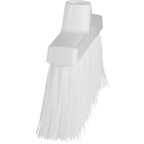ColorCore Angle Head Broom, Medium Bristles, 10", Polypropylene, White Planification Entrepots Molloy