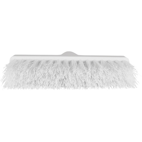 ColorCore Angle Head Broom, Medium Bristles, 10", Polypropylene, White Planification Entrepots Molloy