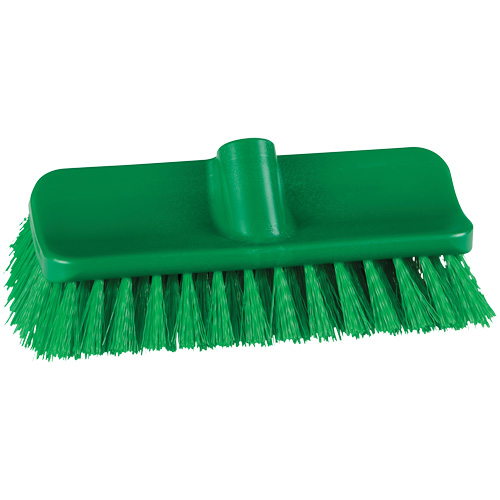 ColorCore High-Low Brush, Stiff Bristles, 10" Long, Green Planification Entrepots Molloy