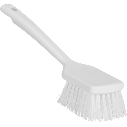 ColorCore Short Handle Brush, Stiff Bristles, 12" Long, White Planification Entrepots Molloy
