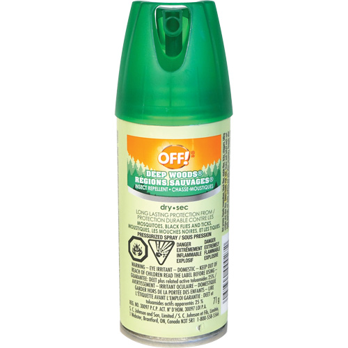 OFF! Deep Woods&reg; Insect Repellent, 25% DEET, Spray, 100 ml Planification Entrepots Molloy