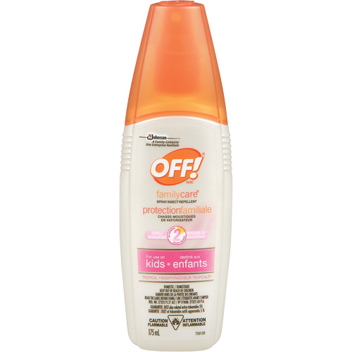 Insectifuge Off! Protection familiale &agrave; parfum de Fraîcheur tropicale, DEET &agrave; 5 %, Vaporisateur, 175 ml Planification Entrepots Molloy