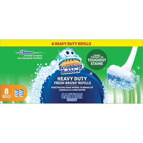 Recharge de tampons &agrave; usage intensif pour la brosse pour cuvettes Scrubbing Bubbles Fresh Brush, Recharge Planification Entrepots Molloy
