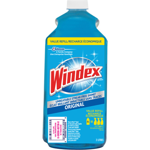 Windex&reg; Glass Cleaner Refill, 2 L, Bottle Planification Entrepots Molloy