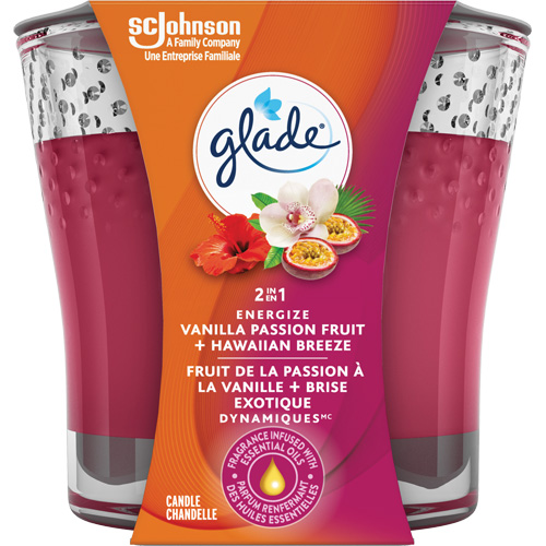 Glade&reg; 2-in-1 Candle, Hawaiian Breeze&reg; & Vanilla Passionfruit Planification Entrepots Molloy