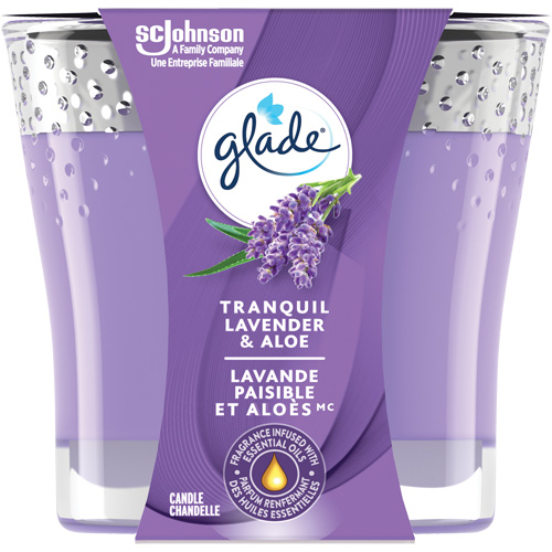 Glade&reg; 2-in-1 Candle, Lavender & aloe Planification Entrepots Molloy